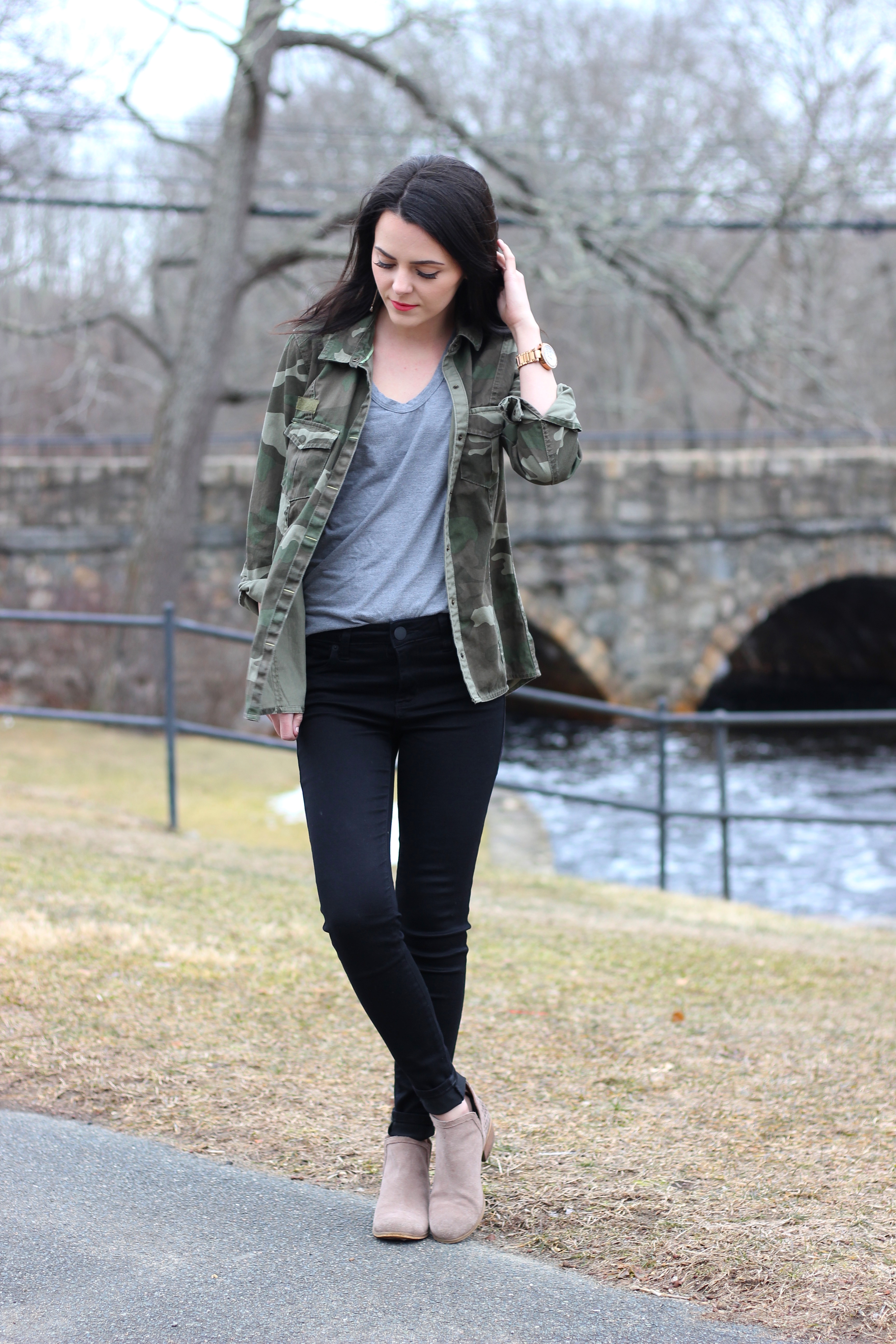 How to Style a Camo Jacket