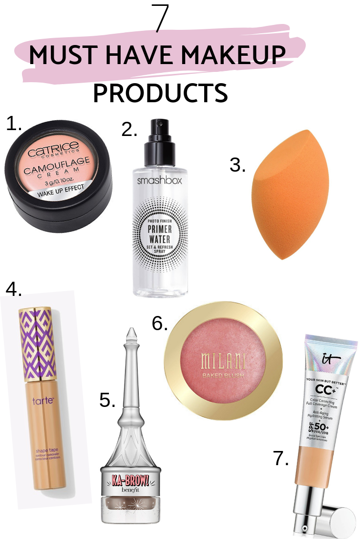 7 Must Have Makeup Products