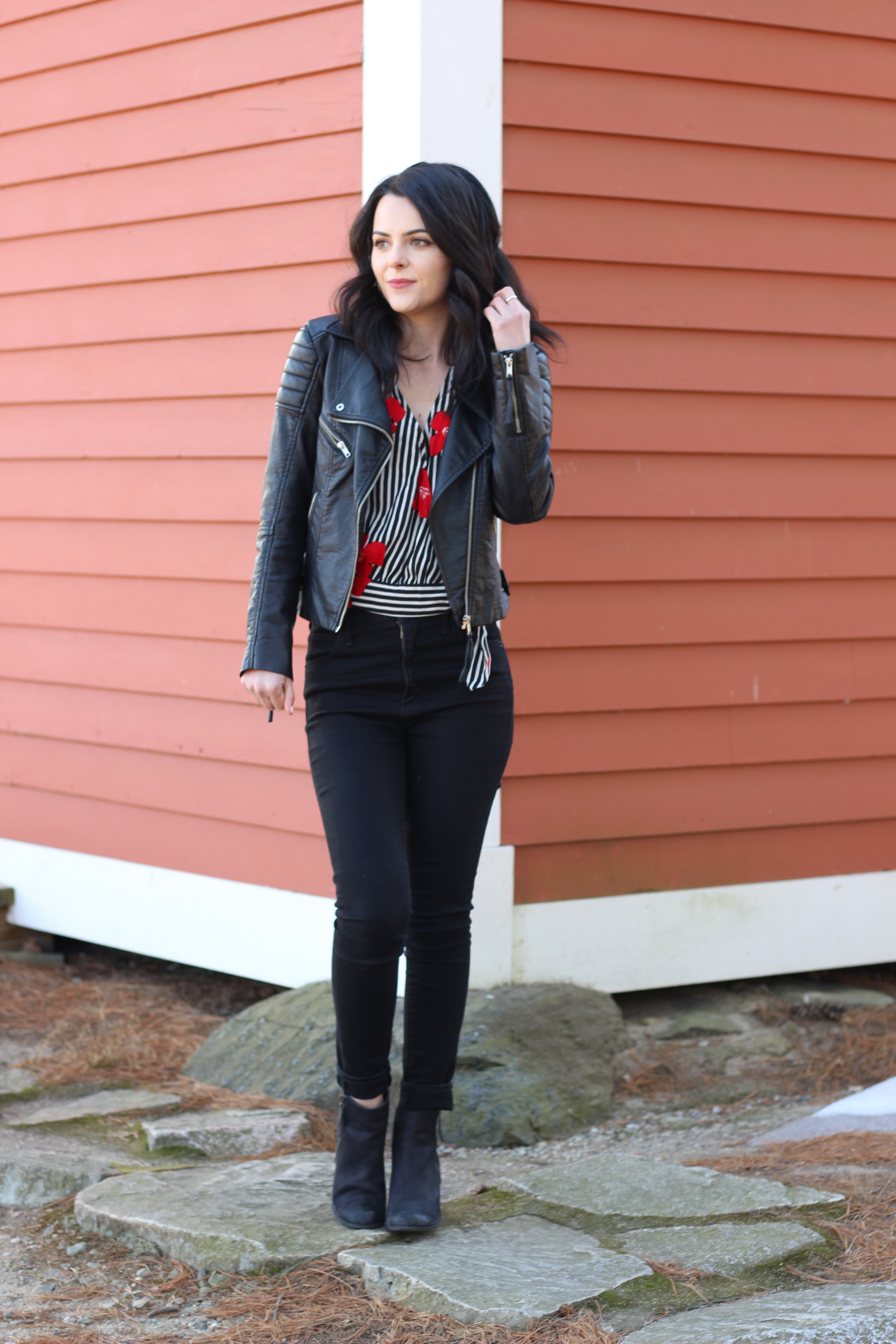Valentine's Day Outfit + Easy Dessert